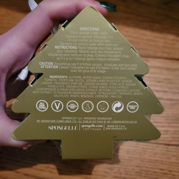 Spongellé Mistletoe Dreams Body Wash Infused Buffer - Bright - Picture 4 of 4